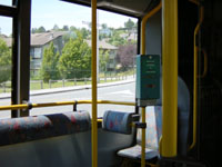 A l'intérieur d'un bus de la SIBRA